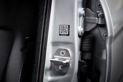 The new Mercedes vans' QR codes will help rescuers