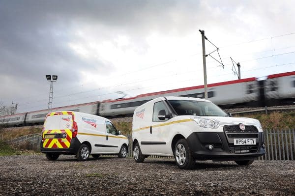 The Fiat Doblo Cargo is the van of choice for Network Rail