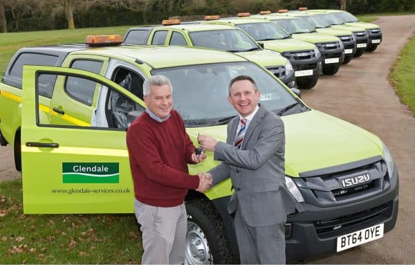 Glendale receive the impressive fleet of Isuzu D-Max pickups