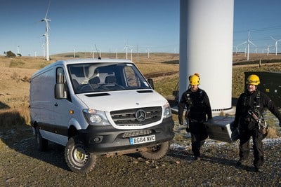 Mercedes-Benz Sprinter 4x4 powers Siemens’ wind turbine maintenance drive-66729