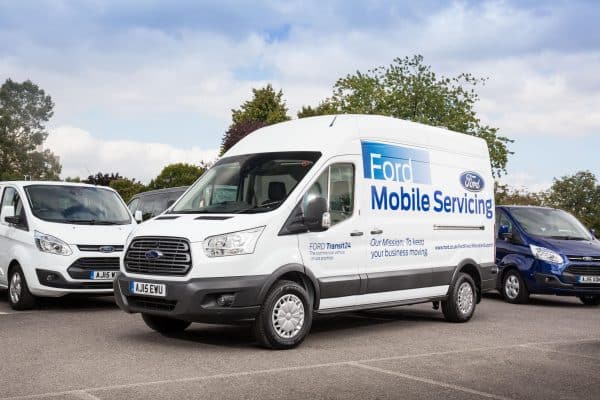 Ford Mobile Servicing reduces disruption commercial vehicle 1