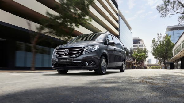 The new Mercedes Vito van pictured