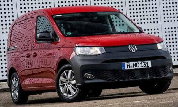 VW Caddy Cargo van front