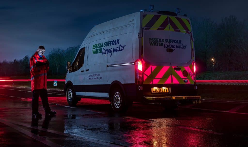 Ford illuminated van panels rear