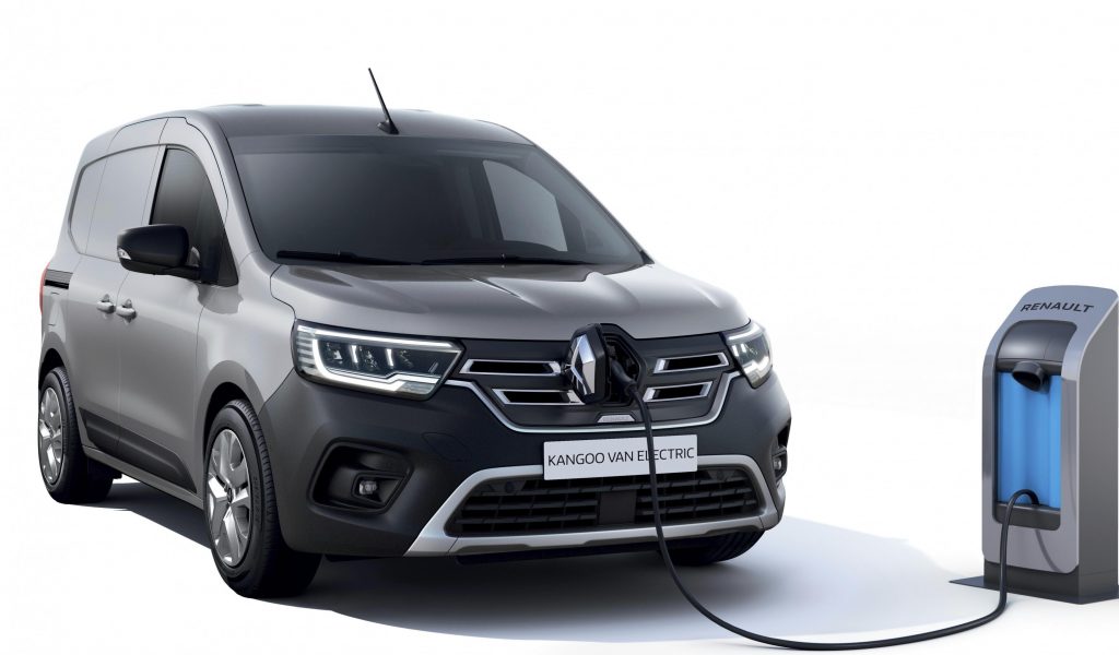 The all-new Renault Kangoo E-Tech electric van front