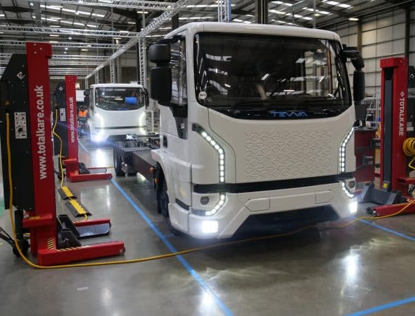 Tevva the British electric truck maker ramps up production