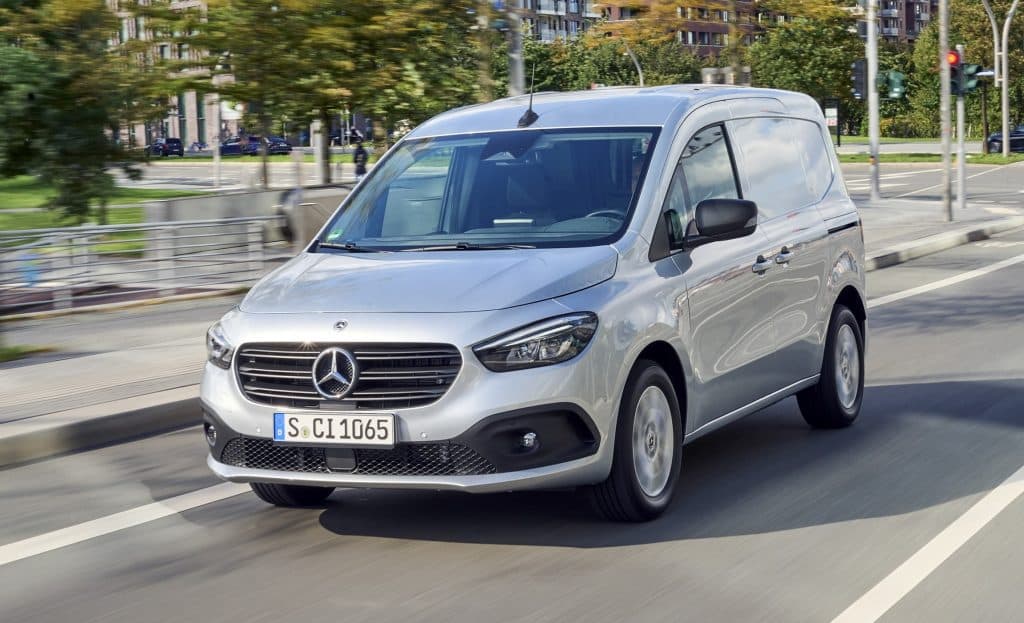 Pic of new Mercedes Citan now in UK showrooms