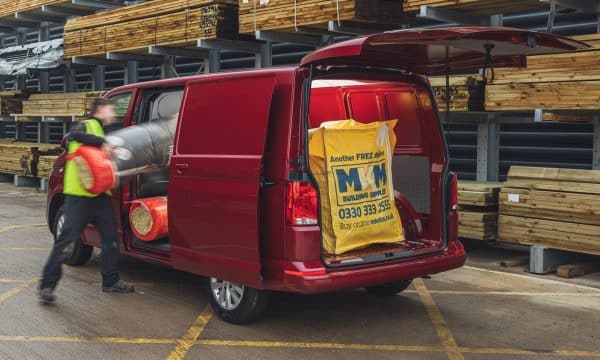 man loading a van - many van drivers overload their vehicle every year