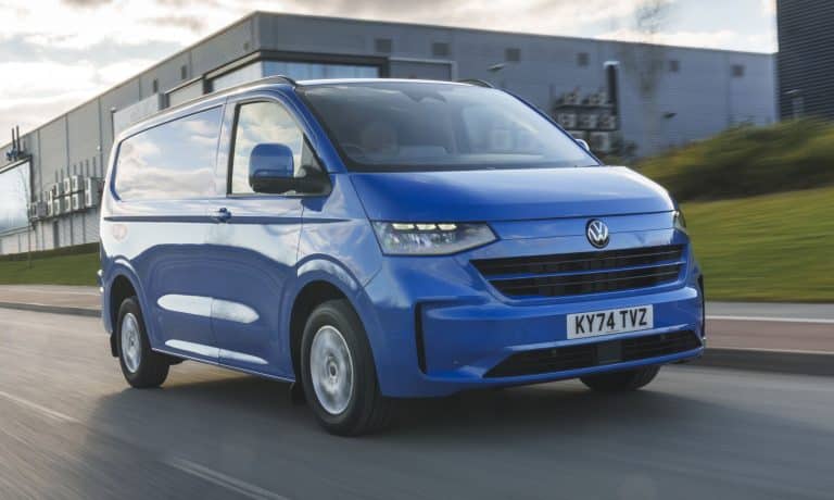 Image of a Volkswagen Commercial Vehicles van to illustrate an article about the East Midlands being best for tradespeople
