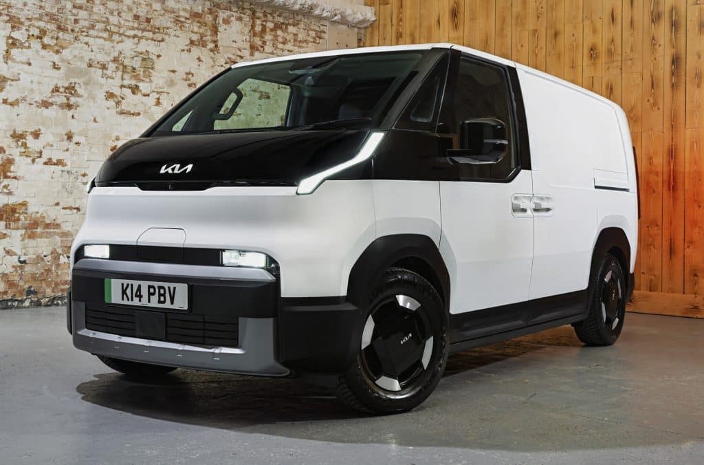White Kia PV5 and new commercial centres for customers